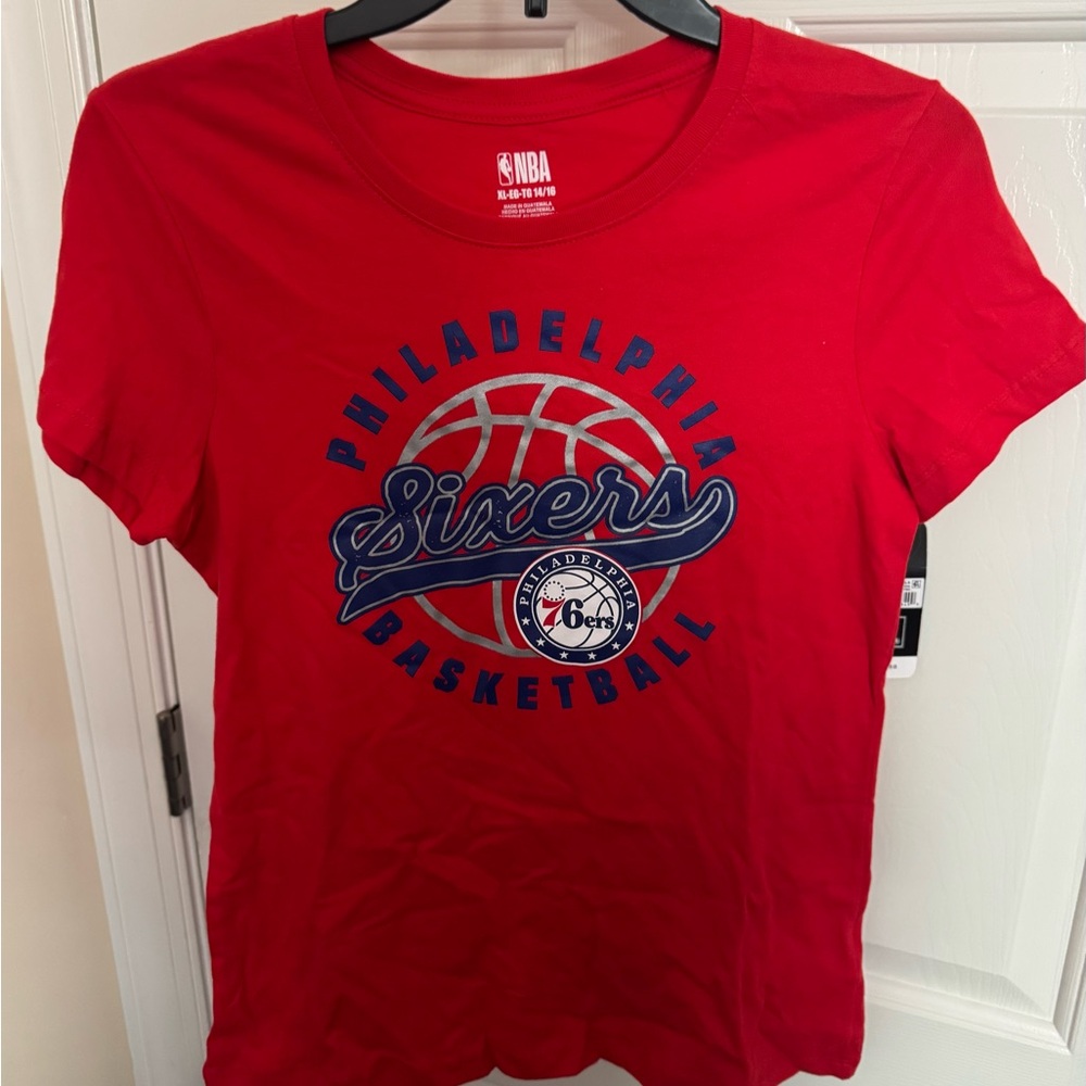 Philadelphia 76ers Red Tee by NBA